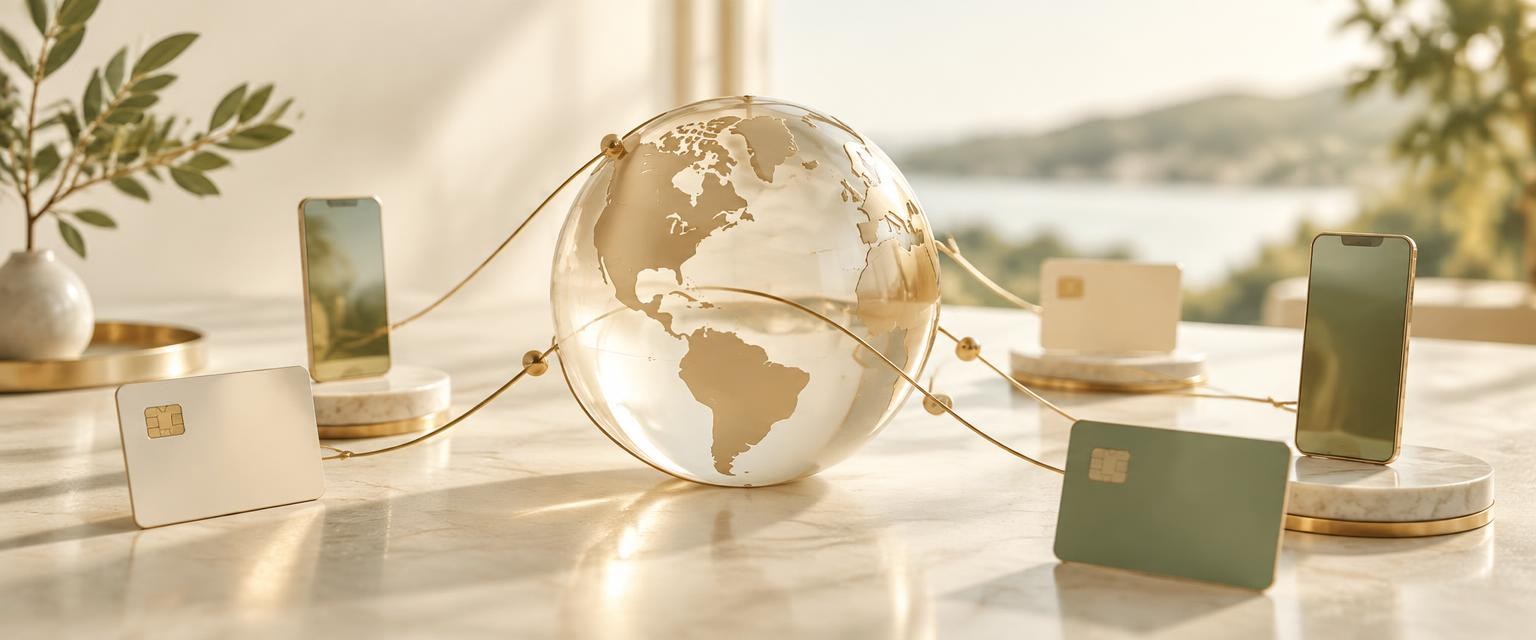 Exchange, payment and social profiles connected across a secure global network